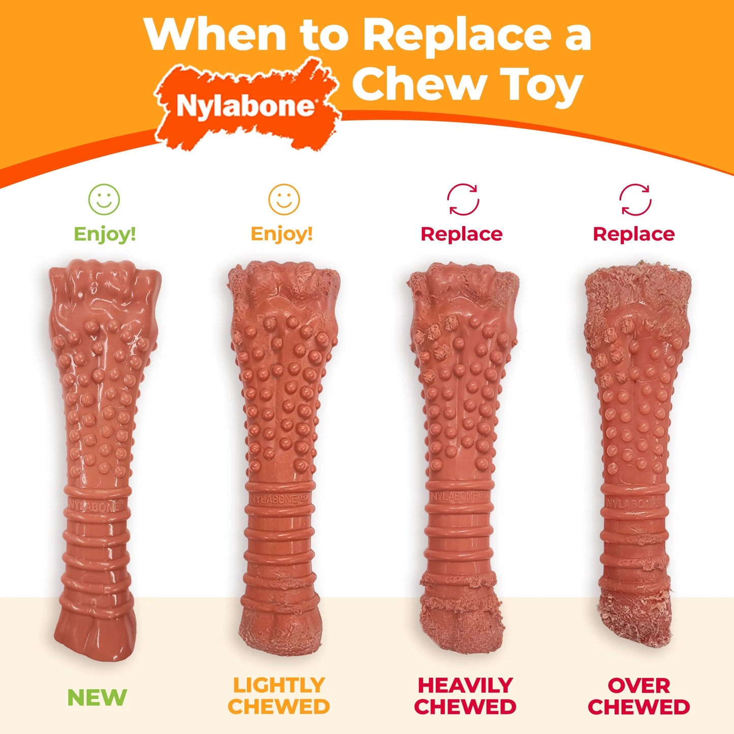 Power Chew X Bone Dog Toy – Large, Beef Flavor, Durable Comfort-Hold Chew for Aggressive Chewers