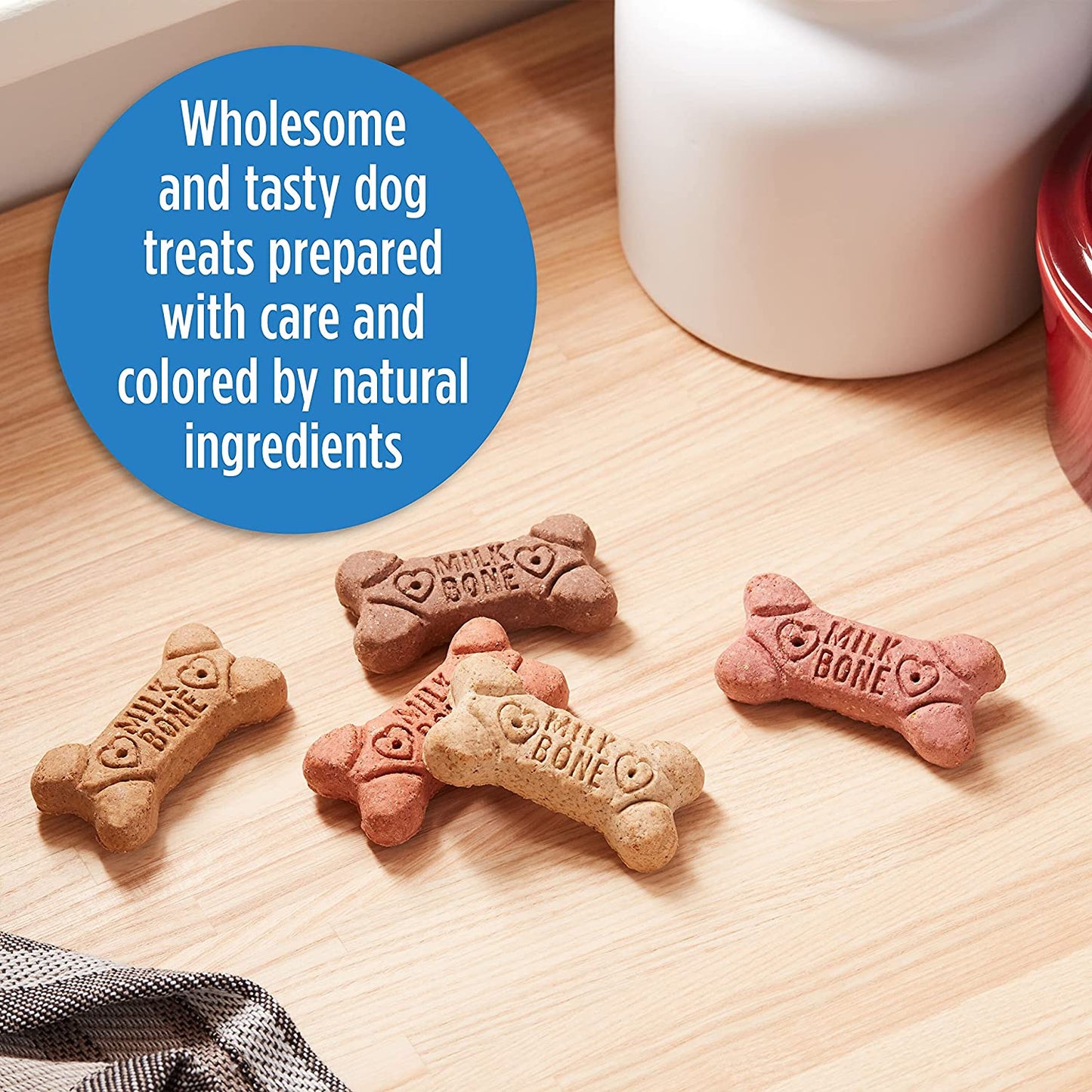 Flavor Snacks Small Dog Biscuits, Flavored Crunchy Dog Treats, 7 Pound Box