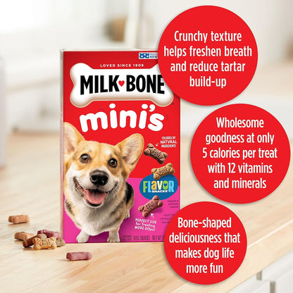 Mini'S Flavor Snacks Dog Treats, 36 Ounce