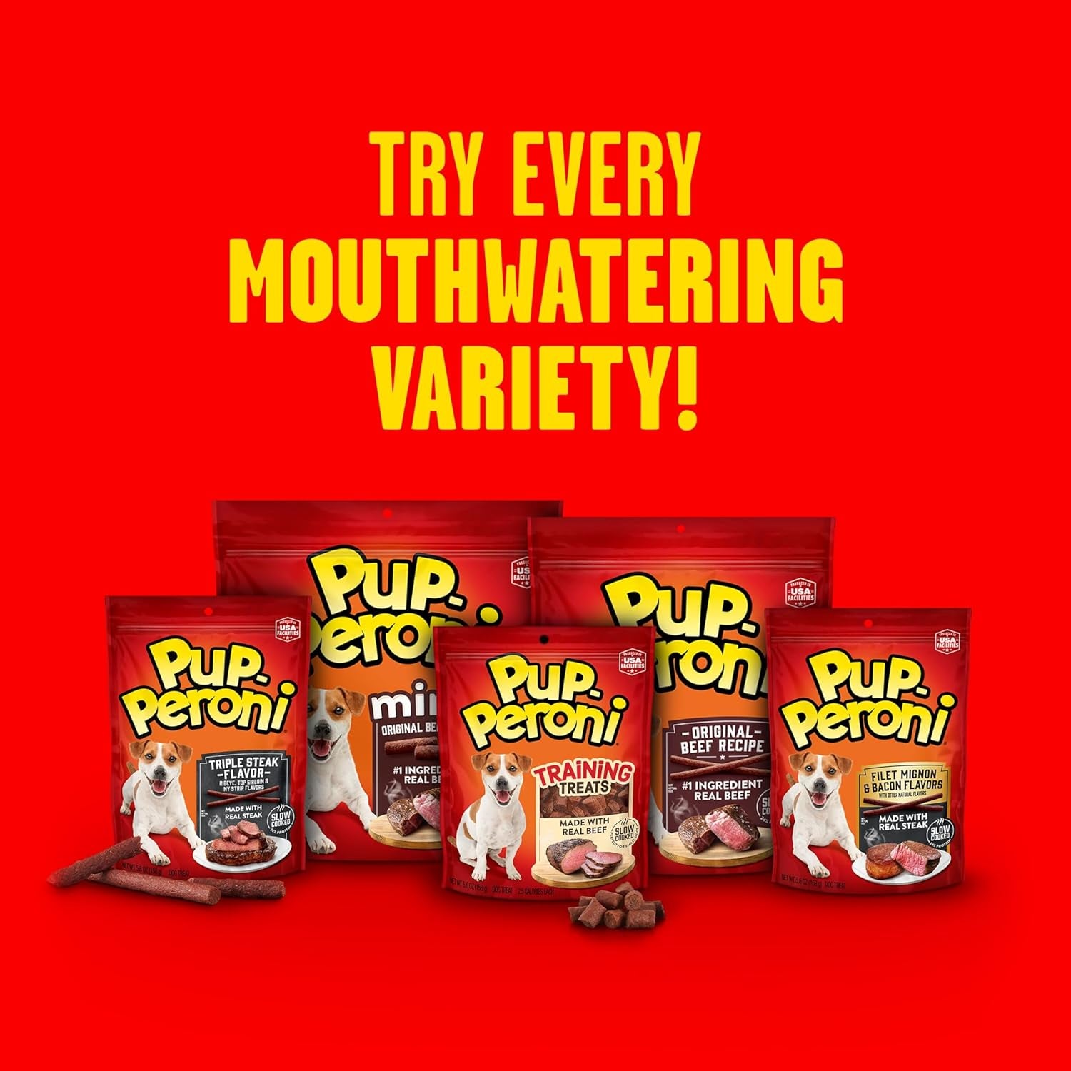 Dog Treats, Prime Rib Flavor, 22.5 Ounce, Made with Real Steak