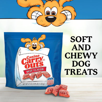 Dog Treats, Beef Flavor, 47 Ounce